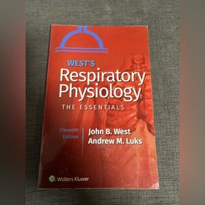 West's Respiratory Physiology Textbook - Red Cover